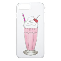 Sorvete Comprar Morango Rosa Milkshake Foodie