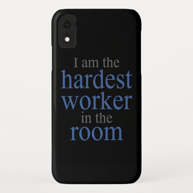 Capa Para iPhone, Case-Mate Sou o Trabalhador Mais Duro da Sala (Verso)