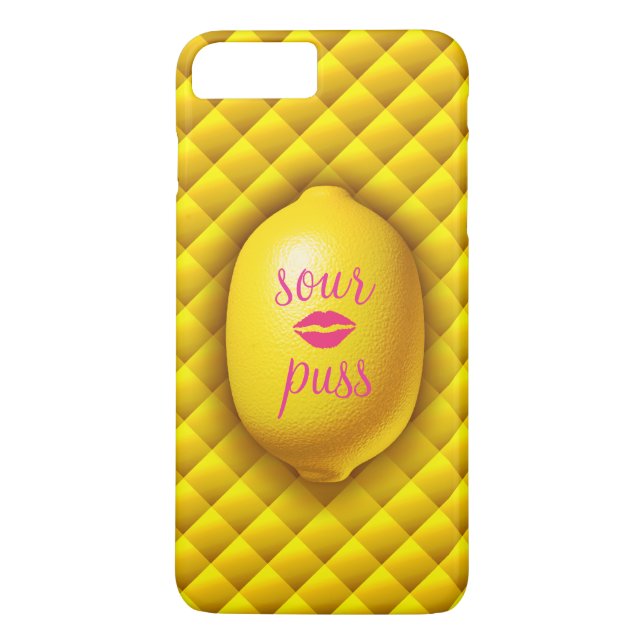 Capa Para iPhone, Case-Mate Sour Puss Lemon iPhone 7 (Verso)