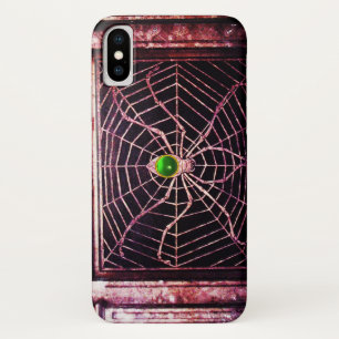 Capa Para iPhone Da Case-Mate SPIDER E WEB Green Emerald Black