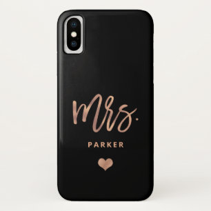 Capa Para iPhone Da Case-Mate Sra. cor-de-rosa do ouro do falso moderno do