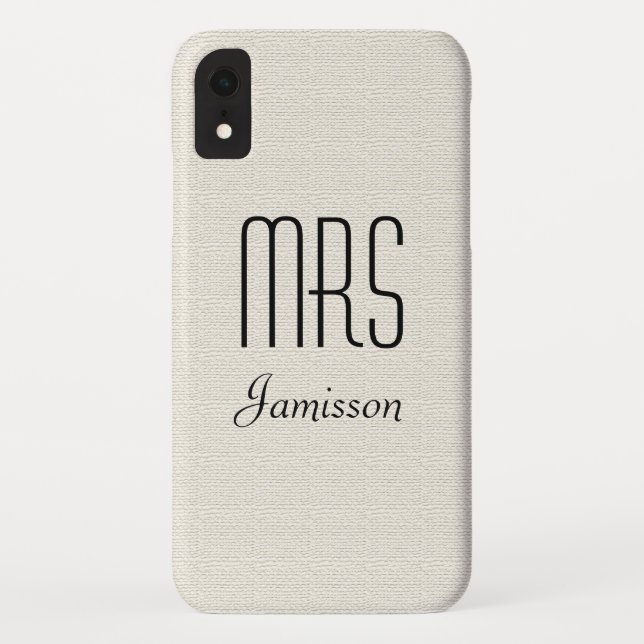 Capa Para iPhone, Case-Mate SRA. personalizada das iniciais rústica fora do (Verso)