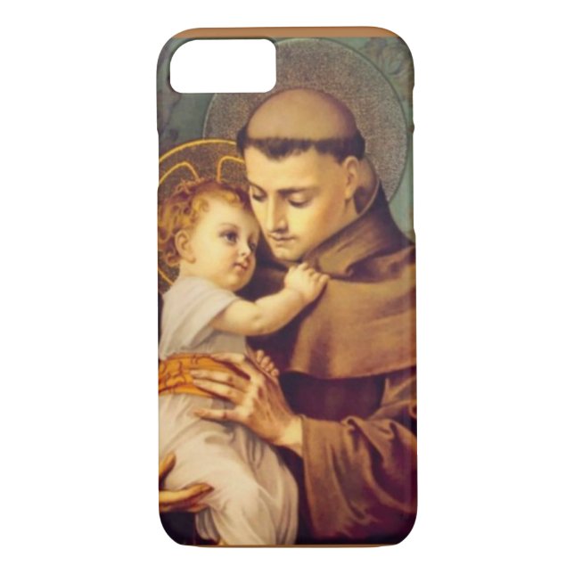 Capa Para iPhone, Case-Mate St Anthony do bebê Jesus de Pádua (Verso)