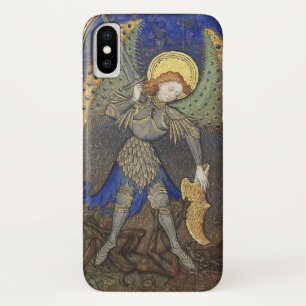 Capa Para iPhone X St Michael o arcanjo com diabo