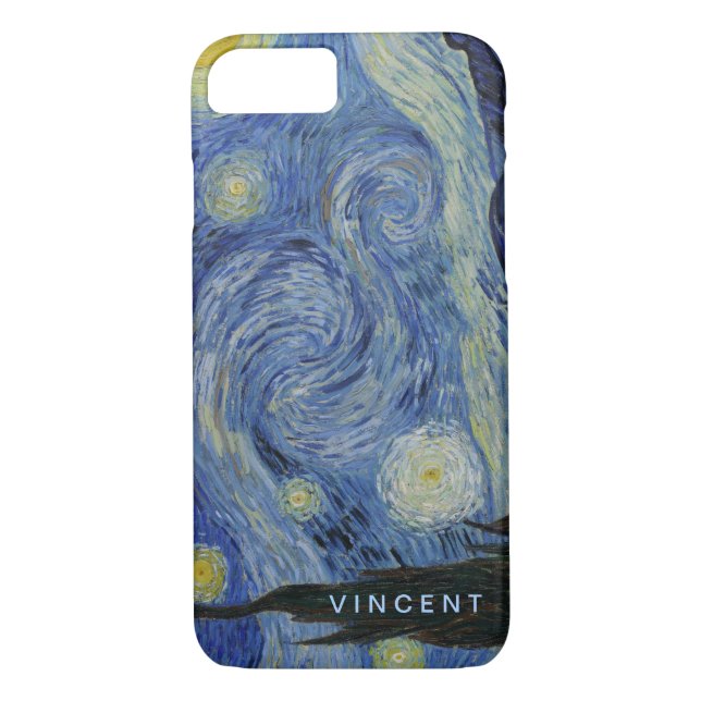 Capa Para iPhone, Case-Mate Starry Night Vincent van Gogh Personalizado (Verso)