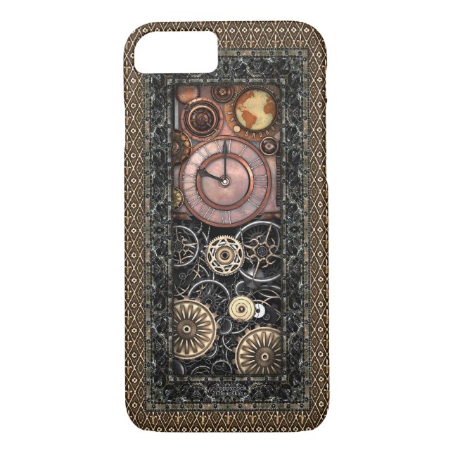 Capa Para iPhone, Case-Mate Steampunk elegante #2 (Verso)