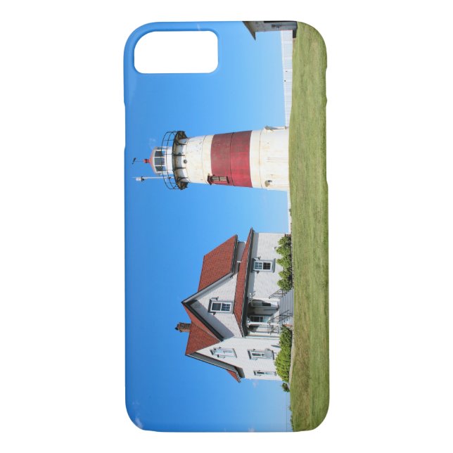 Capa Para iPhone, Case-Mate Stratford Point Lighthouse, Connecticut (Verso)