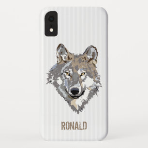 Capa Para iPhone Da Case-Mate Stripes Brancas E Lobo