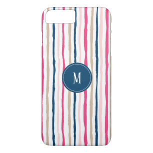 Capa iPhone 8 Plus/7 Plus Stripes - Padrão Monograma