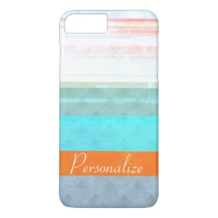 Capa iPhone 8 Plus/7 Plus Stripes personalizadas desbotadas e com meteoros