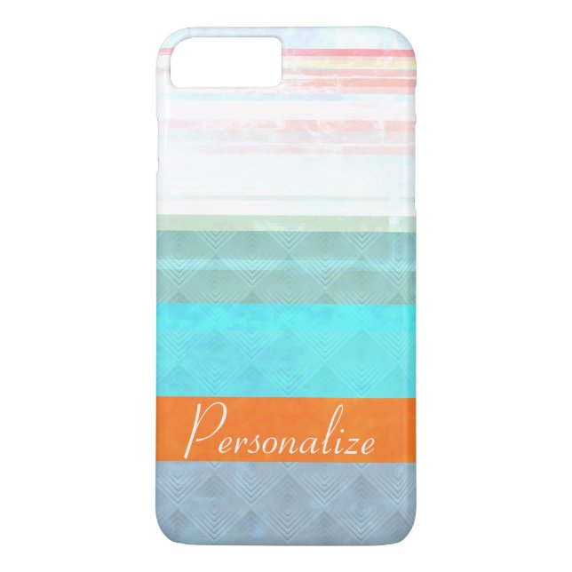 Capa Para iPhone, Case-Mate Stripes personalizadas desbotadas e com meteoros (Verso)