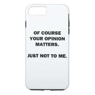 Capa iPhone 8 Plus/7 Plus Sua Opinião Importa