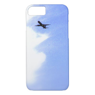 Capa iPhone 8/ 7 Subida no avião a bordo do céu azul