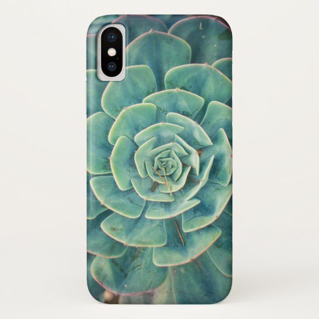 Capa Para iPhone, Case-Mate Succulent do Fim-acima (Verso)