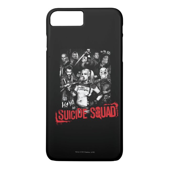 Capa Para iPhone, Case-Mate Suicide Squad | Grunge Group Photo (Verso)