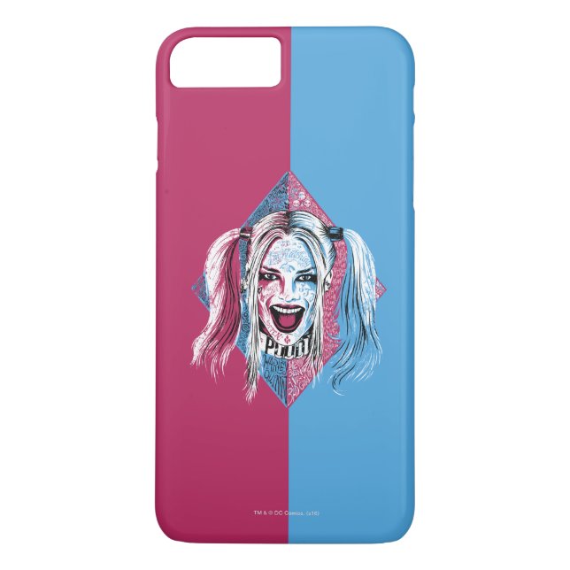 Capa Para iPhone, Case-Mate Suicide Squad | Harley Laugh (Verso)