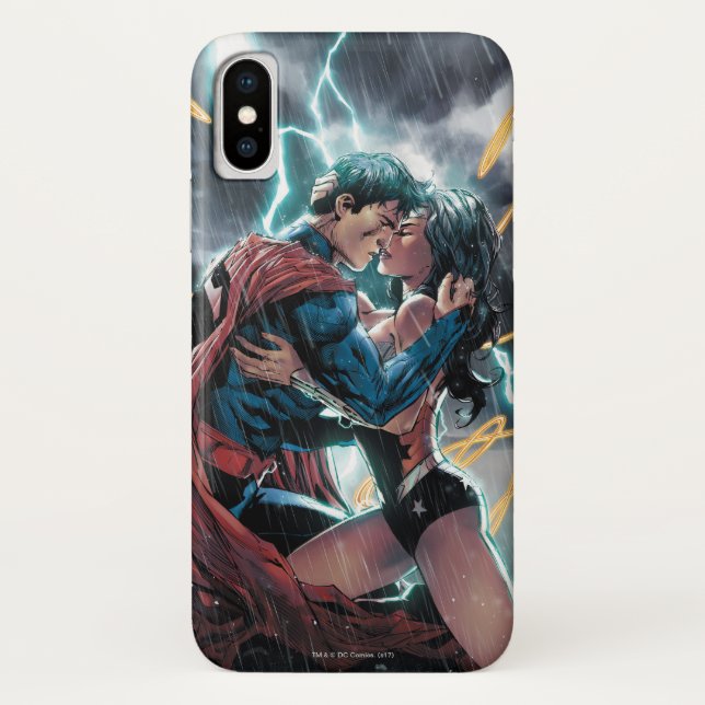 Capa Para iPhone, Case-Mate Super-Homem/Mulher Maravilha Arte Promocional (Verso)