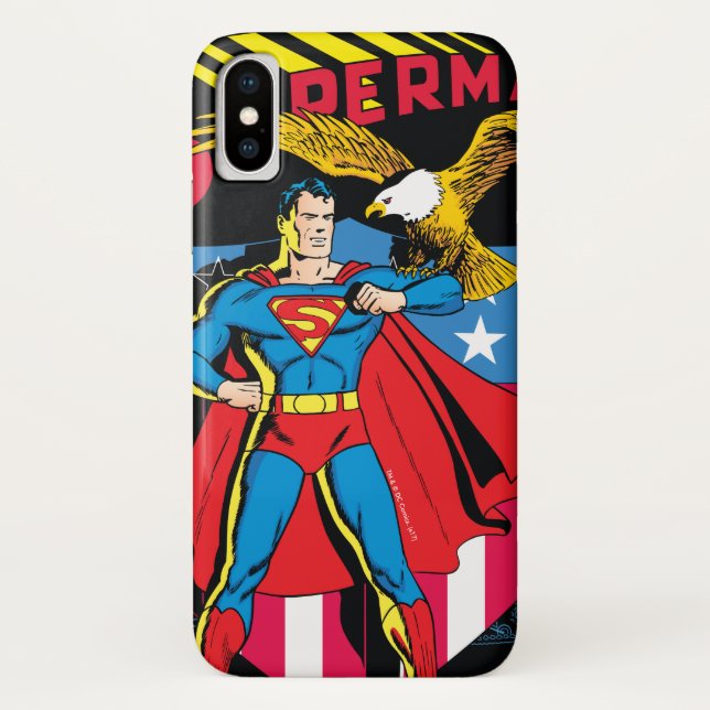 Capa Para iPhone, Case-Mate Super-Homem nº 14 (Verso)