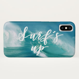 Capa Para iPhone Da Case-Mate Surf acima da tipografia & das citações do