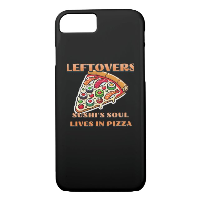 Capa Para iPhone, Case-Mate Sushi Pizza Art - Os Restantes São Para Quitters C (Verso)
