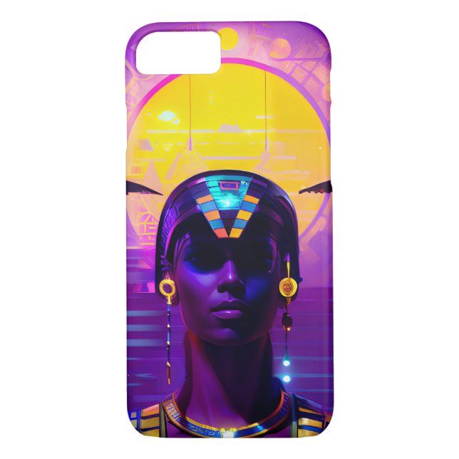 Capa Para iPhone, Case-Mate Synthwave Pharaoh (Verso)