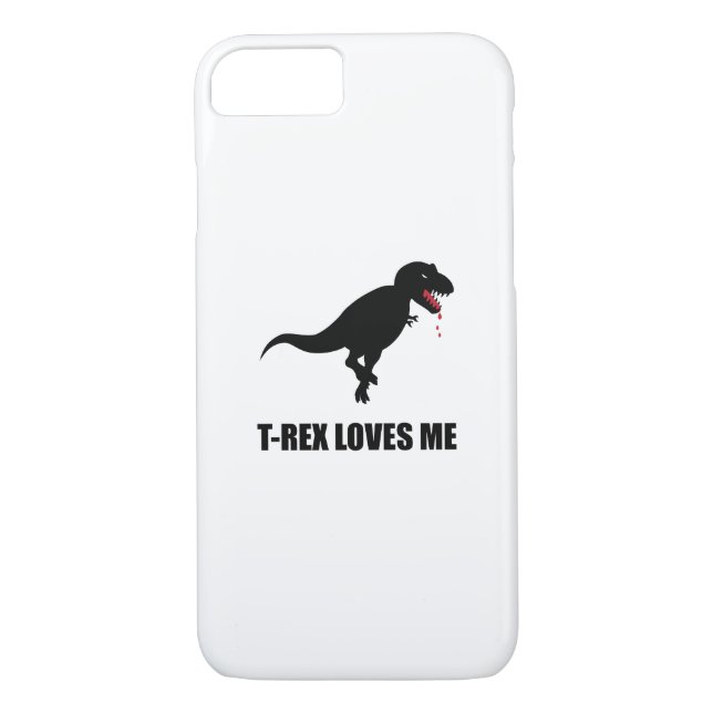 Capa Para iPhone, Case-Mate T-Rex engraçado ama-me (Verso)