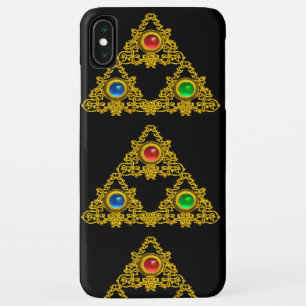CAPA PARA iPhone DA Case-Mate TALISMÃ MÁGICA DE ELFIC, TRIÂNGULO DOURADO PRET