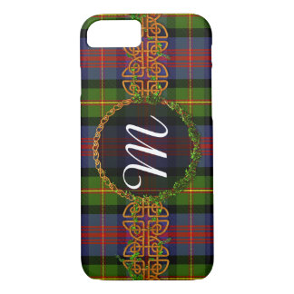 Capa iPhone 8/ 7 Tartan de MacLennan do monograma