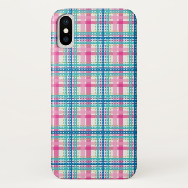 Capa Para iPhone, Case-Mate Tartan, teste padrão da xadrez (Verso)
