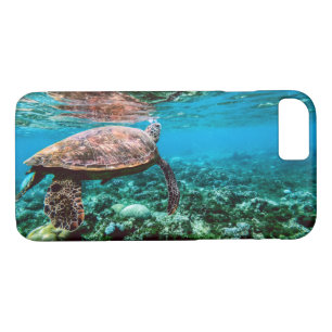 Capa iPhone 8/ 7 Tartaruga de mar tropical submarina