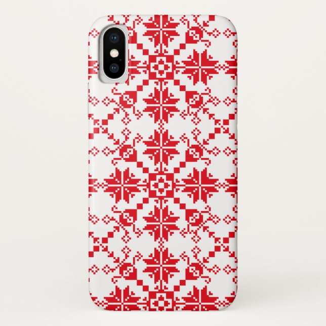 Capa Para iPhone, Case-Mate Tartlau vermelho (Verso)