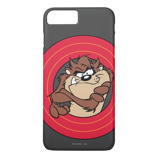 Capa Para iPhone, Case-Mate TAZ™ através dos círculos do LOONEY TUNS™ (Verso)