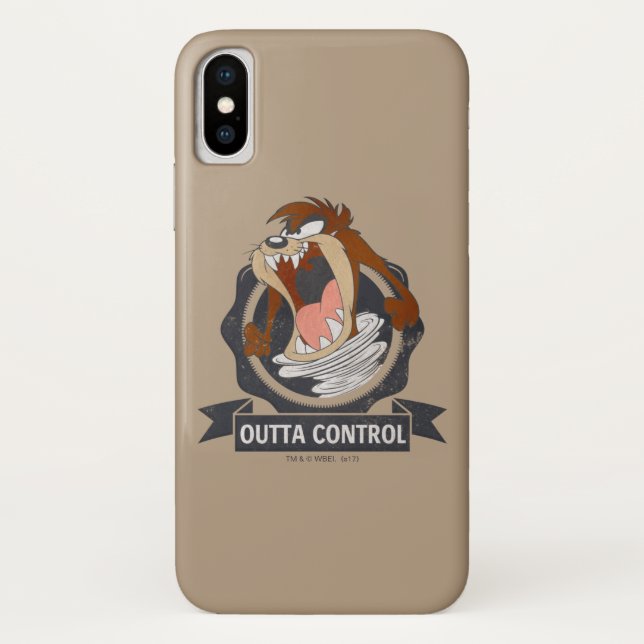 Capa Para iPhone, Case-Mate TAZ™ Fora de Controle (Verso)