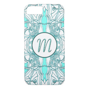 Capa Para iPhone Da Case-Mate Teal e Turquesa Monograma