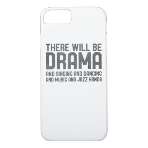 Capa iPhone 8/ 7 Teatro de dança do canto engraçado Broadway do