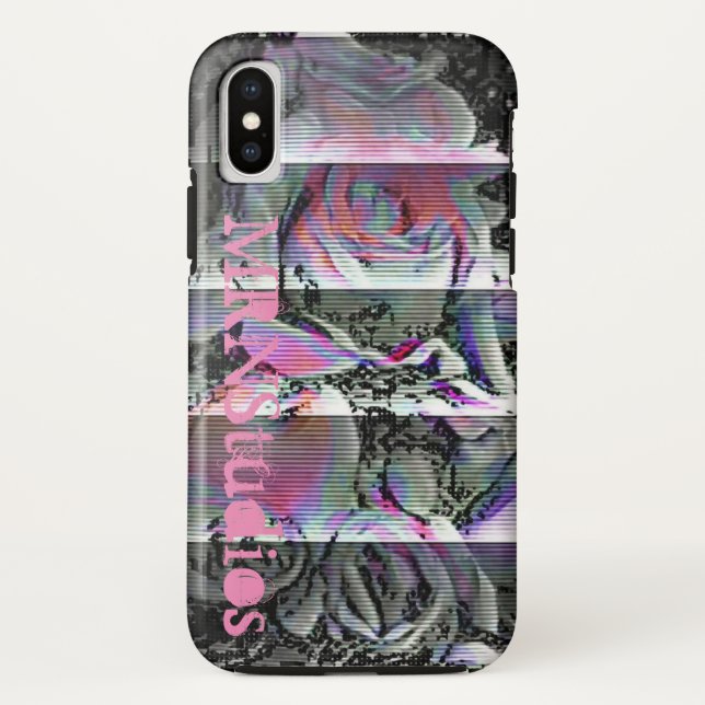 Capa Para iPhone, Case-Mate Techno Bouquet  (Verso)