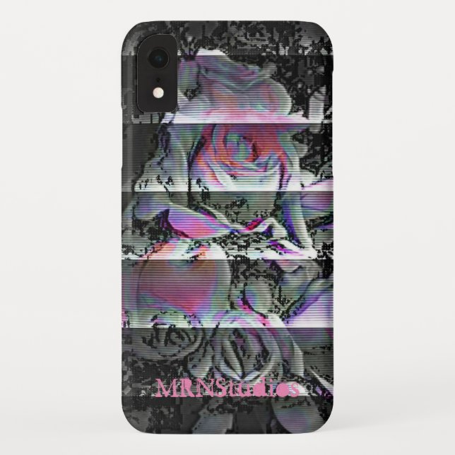 Capa Para iPhone, Case-Mate Techno Bouquet  (Verso)