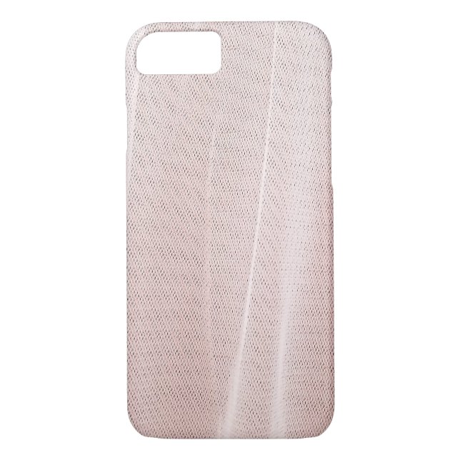 Capa Para iPhone, Case-Mate tecido de tula rosa pincelado (Verso)