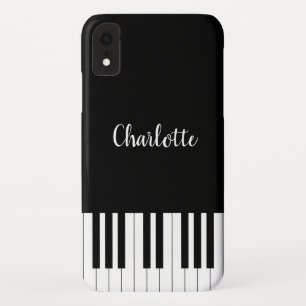 Capa Para iPhone Da Case-Mate Teclado de piano, caixa preto e branco do iPhone
