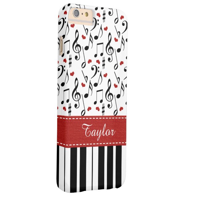Capa Para iPhone, Case-Mate Teclado de piano vermelho (Verso/Direita)