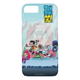 Capa iPhone 8/ 7 Teen Titans Go! Abordagens De Monstro Não Confir