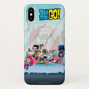 Capa Para iPhone Da Case-Mate Teen Titans Go!   Abordagens De Monstro Não Confir