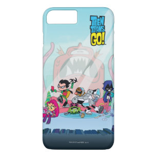 Capa Para iPhone Da Case-Mate Teen Titans Go!   Abordagens De Monstro Não Confir