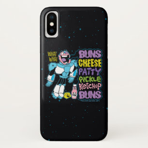 Capa Para iPhone Da Case-Mate Teen Titans Go!   Cyborg Burger Rap
