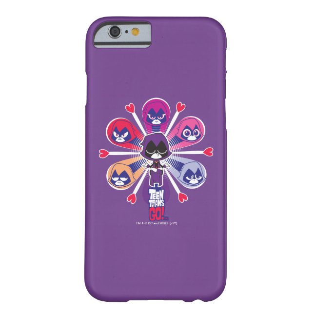 Capa Para iPhone, Case-Mate Teen Titans Go! | Emoticlones de Raven (Verso)