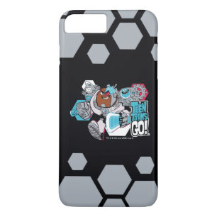 Capa Para iPhone Da Case-Mate Teen Titans Go!   Gráfico Arsenal de Cyborg