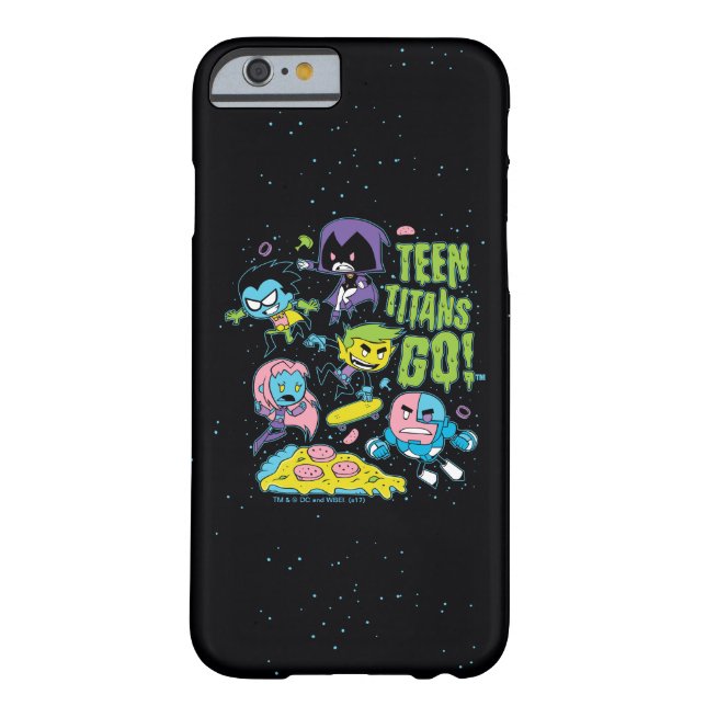 Capa Para iPhone, Case-Mate Teen Titans Go! | Gráfico de pizza da primavera de (Verso)