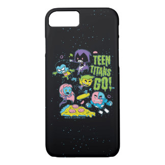 Capa Para iPhone Da Case-Mate Teen Titans Go! | Gráfico de pizza da primavera de