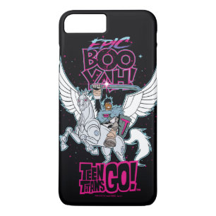 Capa Para iPhone Da Case-Mate Teen Titans Go!   Guerreiro Cyborg Riding Pegasus