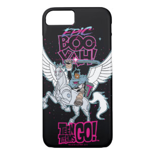 Capa Para iPhone Da Case-Mate Teen Titans Go!   Guerreiro Cyborg Riding Pegasus